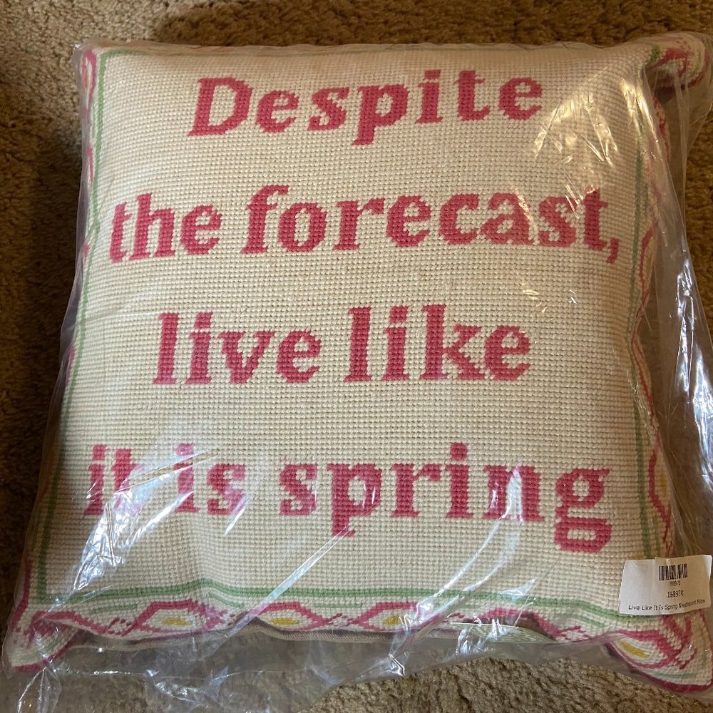 Needlepoint Pillow